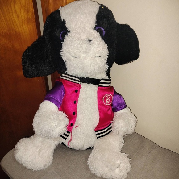 Barbie Fur-iends Friends Jumbo Large Stuffed Plush Dog Puppy Jacket Mattel 2017 - Picture 8 of 8